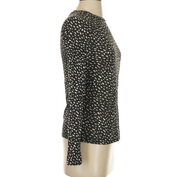 Tory Burch Pima Cotton Tshirt Top XXS & Jeggings SZ 25 Black White Dots Outfit - Picture 5 of 10